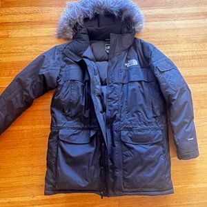 The North Face Women's McMURDO 550-Down Warm Polar Parka HyVent Large Black
